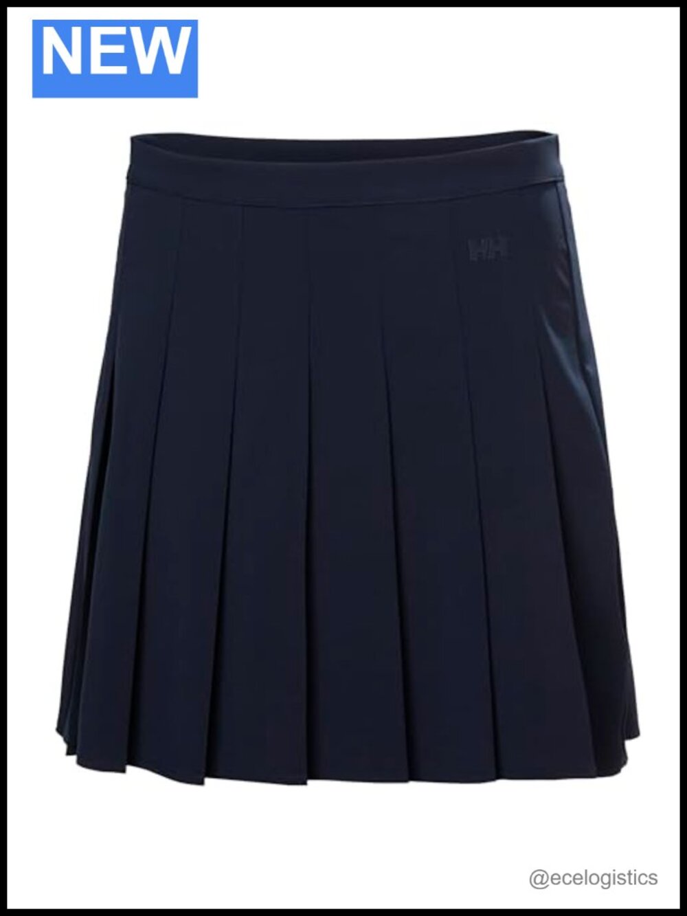 Pleated Mini Skirt High Rise 4-Way Stretch Recycled Poly Spandex